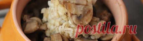 Перловая каша с грибами в горшочке — 92 ккал | Рецепт с Фото | Вкусно, Полезно, Легко | Edalite.ru