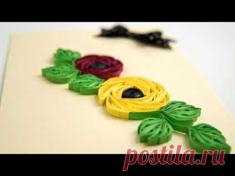 Handmade Greeting Cards: Paper Quilling Design by HandiWorks