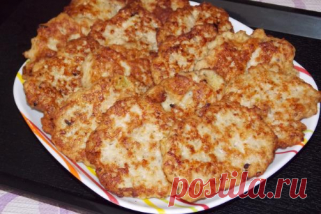 Куриные оладьи с грибами и овощами | CityWomanCafe.com