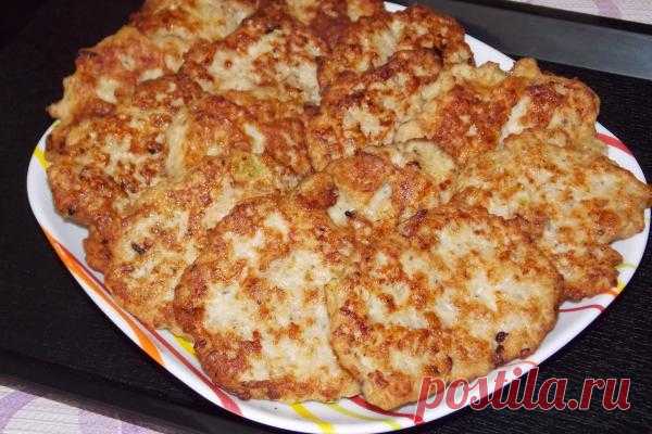 Куриные оладьи с грибами и овощами | CityWomanCafe.com