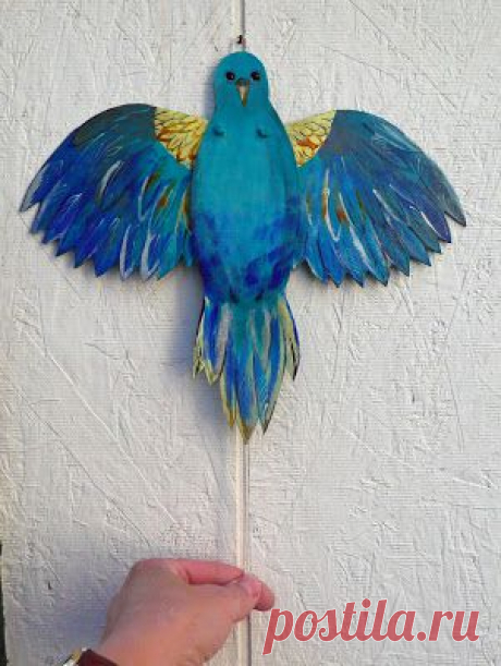 Птица-марионетка... that artist woman: Articulated Bird Puppet
