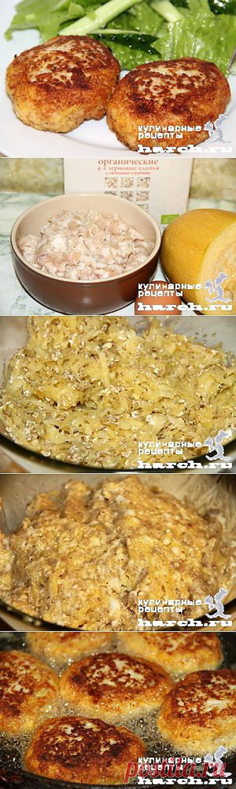 Мясные котлеты с овсянкой и кабачками | Харч.ру - рецепты для любителей вкусно поесть