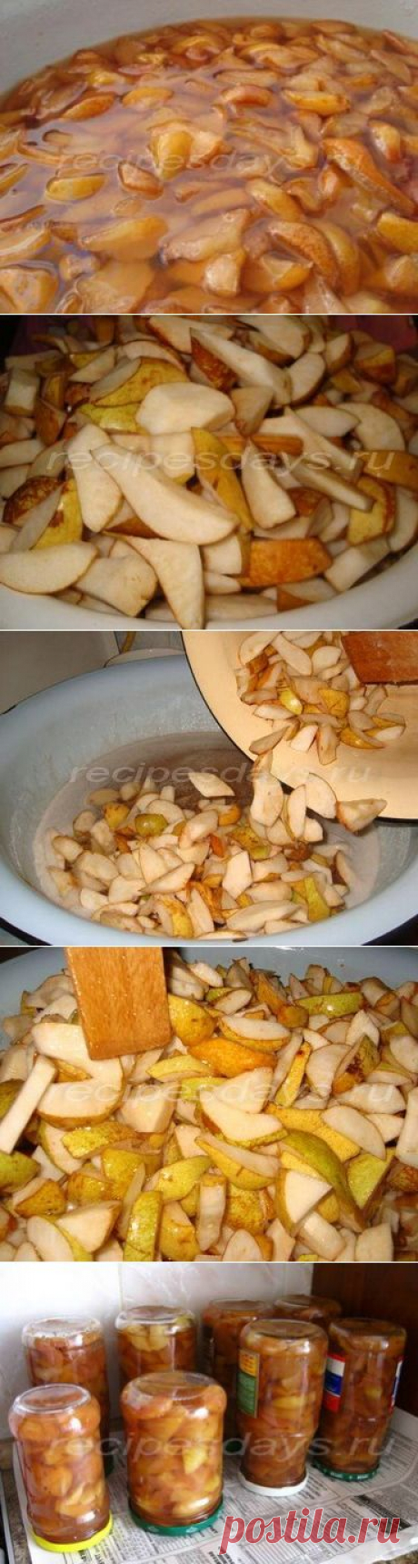 Варенье из груши дольками на зиму | Рецепты дня