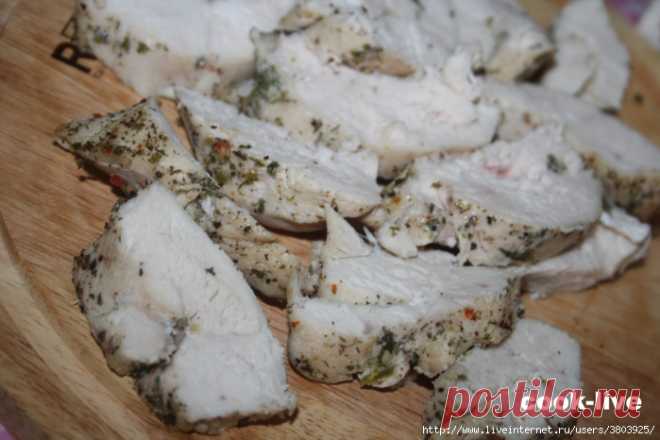 Куриное мясо томленое в молоке - мягко,сочно,нежно.