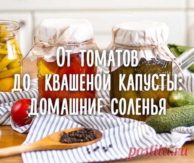Рецепты солений и консервации в домашних условиях Хотите законсервировать продукты на зиму? Лучшие рецепты по засолке и консервации.