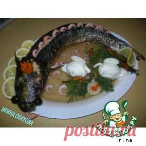 Рыбка фаршированная, заливная - кулинарный рецепт