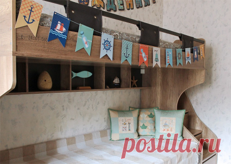 Гирлянда из бумажных флажков своими руками за 1 час