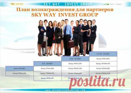 Зарабатывай вместе с компанией Sky Way!