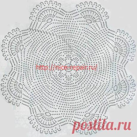 Пышная салфетка