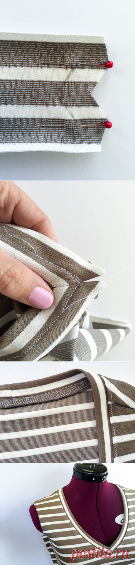 Учебник: Пошив Ренфрю V шеи | Sewaholic