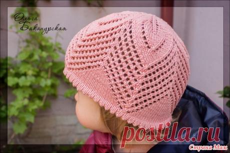 Ажурная шапочка с «листиками» - Вязание для детей - Страна Мам