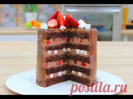 Шоколадный Торт с Маршмеллоу / Chocolate Marshmallow Cake