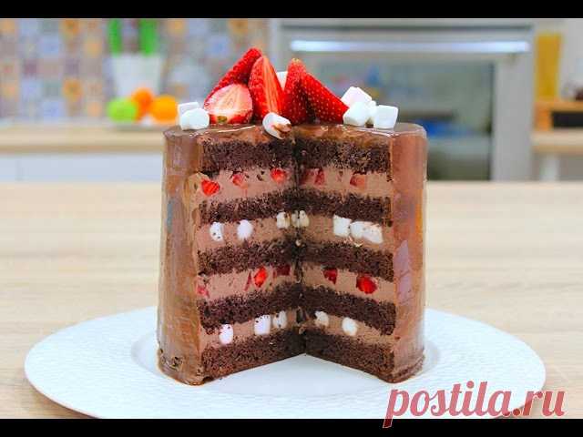 Шоколадный Торт с Маршмеллоу / Chocolate Marshmallow Cake