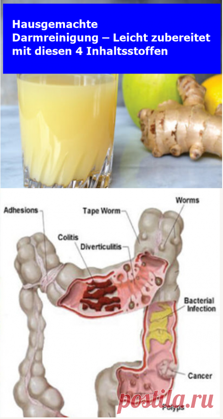 Hausgemachte Darmreinigung – Leicht zubereitet mit diesen 4 Inhaltsstoffen | drndex.com