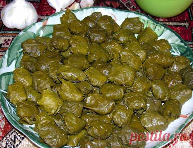 Виноградные голубцы - кулинарный рецепт на Повар.ру