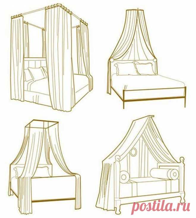 Кровать с балдахином - в интерьере любой площади и стиля