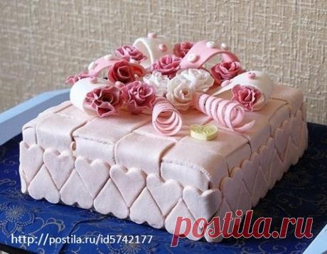 КАК СДЕЛАТЬ КРАСИВЕЙШУЮ МАСТИКУ ДЛЯ ТОРТА СВОИМИ РУКАМИ.