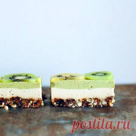 Имбирный кешьюкейк с киви | Salatshop ♥ You