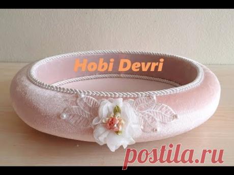 DIY Organizer,Making Storage Box,Jewellery Box,Wedding Box, Kadife Kutu Kaplama,Havluluk Yapımı