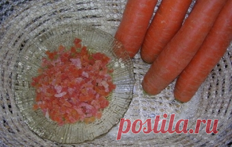 Цукаты из моркови