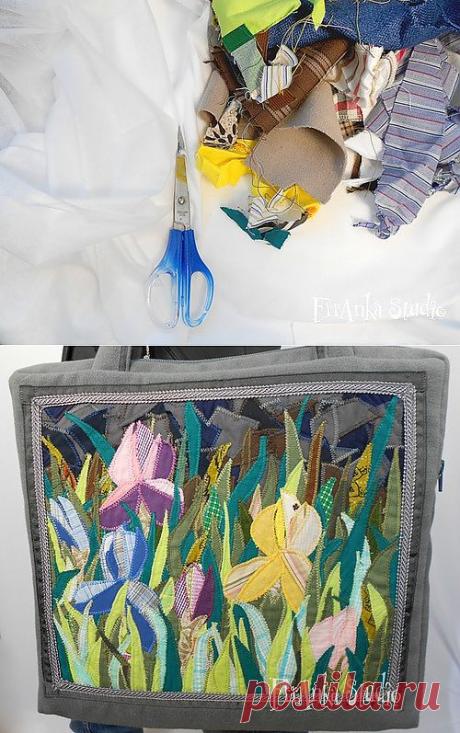 Лоскутный авангард, или куда девать обрезки - Ярмарка Мастеров - ручная работа, handmade