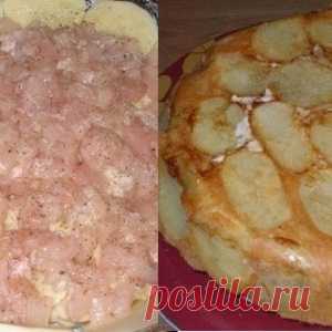 Сытный пирог. Просто уложи красиво продукты и поставь в духовку - МирТесен
