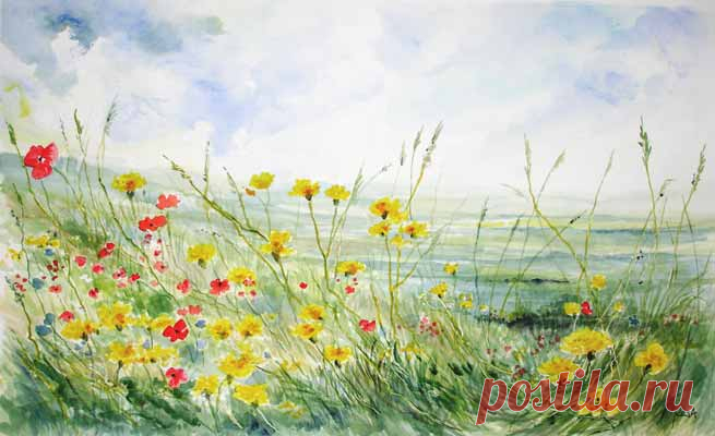MereMichelle - painting - Fleurs-resa