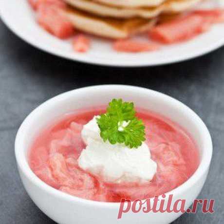 Суп из ревеня рецепт – немецкая кухня: супы