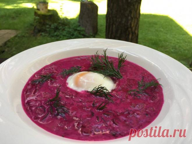Свекольно-йогуртовая окрошка — Рецепты от Елены Чекаловой