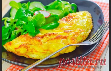 Омлет на молоке: лучший рецепт с пошаговой инструкцией на "Приготовить Вкусно.ру"