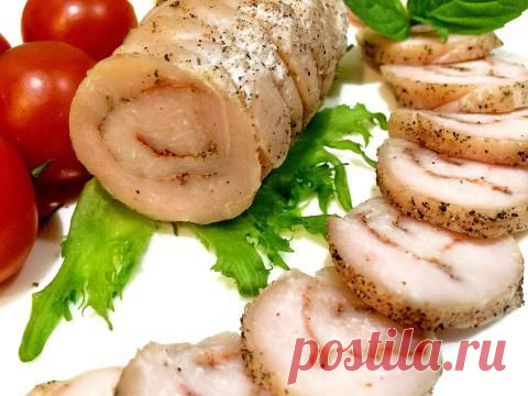 ПРАЗДНИЧНЫЙ КУРИНЫЙ РУЛЕТ В МОЛОКЕ | 4vkusa.ru