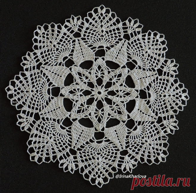 Интерьерная салфетка
  #салфетка #вязаниеназаказ #crochet #салфеткакрючком #интерьер #ресторан #кухня