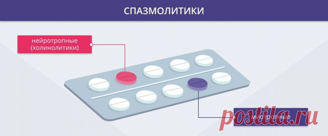 Спазмолитики: что это, их виды, применение и нюансы выбора спазмолитических препаратов