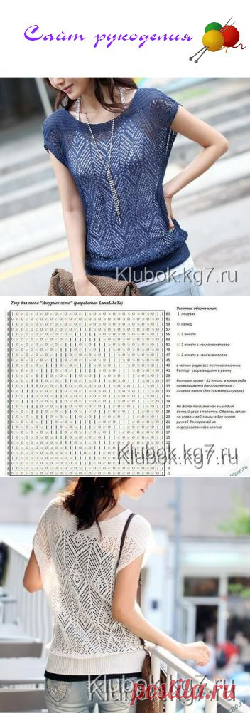 Летний воздушный топ