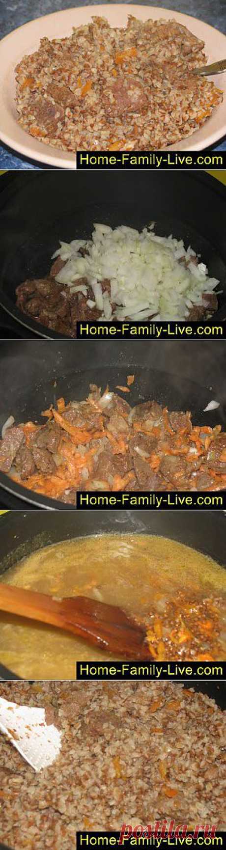 Кулинарные рецепты Гречка с мясом в мультиварке