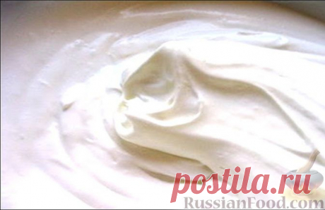 Рецепт: Крем сметанный на RussianFood.com