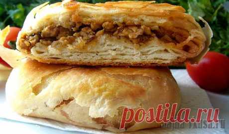 Ргаиф с мясной начинкой. Марокканская кухня.