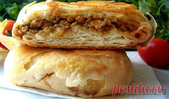 Ргаиф с мясной начинкой. Марокканская кухня.