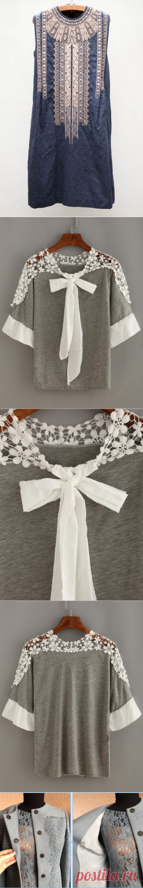 Вязание,кружево + ткань | Taika  | Простые схемы. Экономим время на Постиле