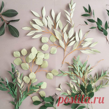 I love greenery! #paperflowers #papercraft #papergreenery #eucalyptus