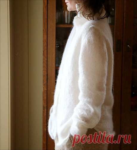 Мохеровая рубашка The White Shirt by Heidi Gronvold