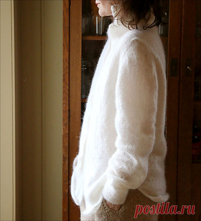 Мохеровая рубашка The White Shirt by Heidi Gronvold