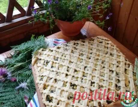 Пирог "Летний" с зелёным луком – кулинарный рецепт