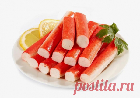 Крабовые палочки и крабы