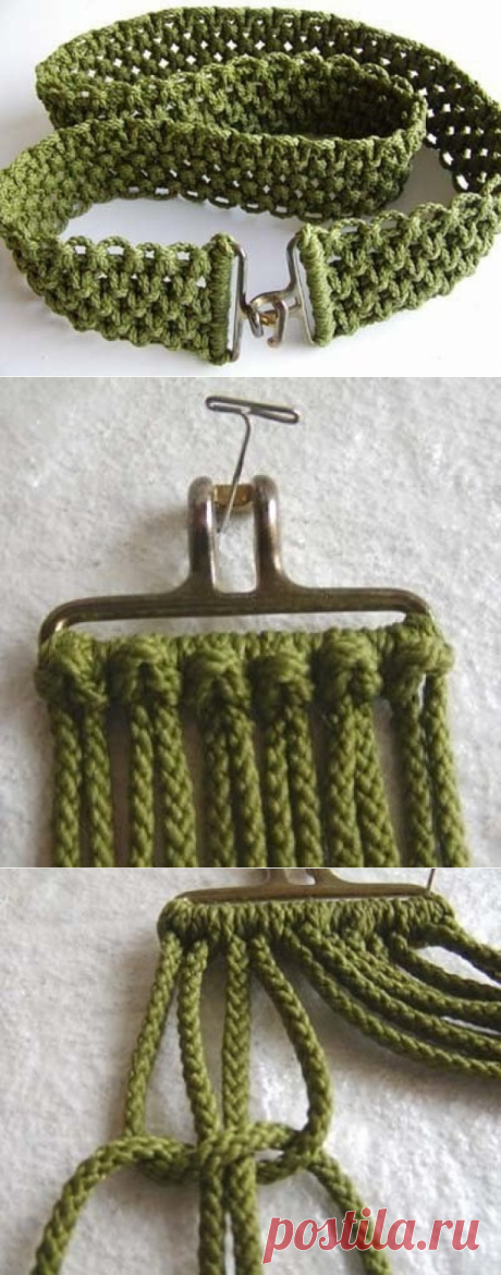 Ремешок. Макраме
