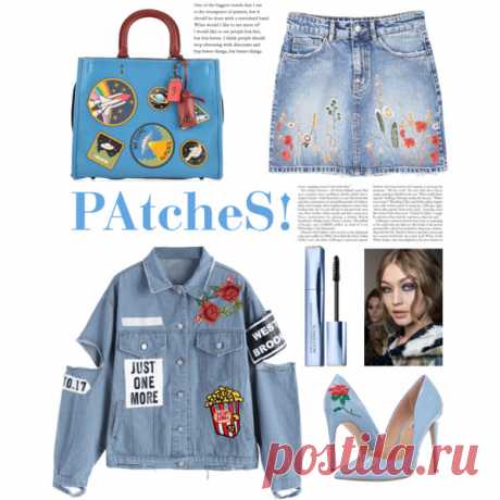 Share the love for patches A fashion look from October 2017 by jahdjw featuring MANGO, Steve Madden, Coach, band.do and EstÃ©e Lauder