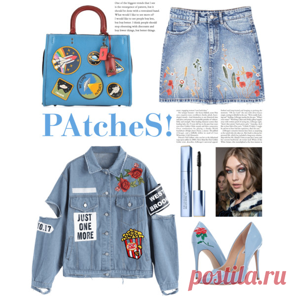 Share the love for patches A fashion look from October 2017 by jahdjw featuring MANGO, Steve Madden, Coach, band.do and EstÃ©e Lauder