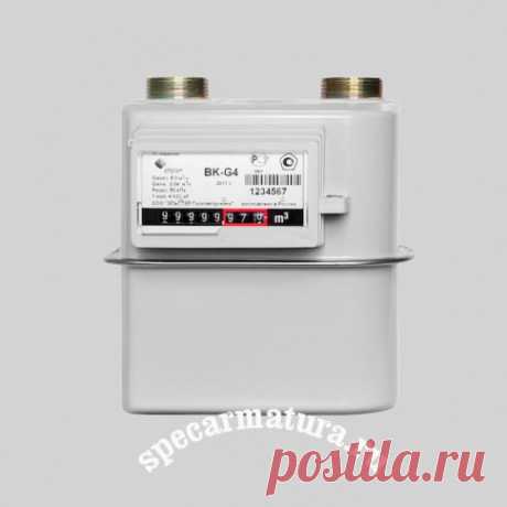 Купить Диафрагменный счетчик газа BK-G1,6 (110) левый по цене от 2 900 рублей с доставкой в г. Архангельск