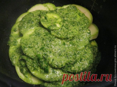 Нежные кабачки в мультиварке