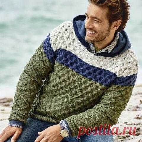 Men's Hand Knit Sweater 141B – KnitWearMasters